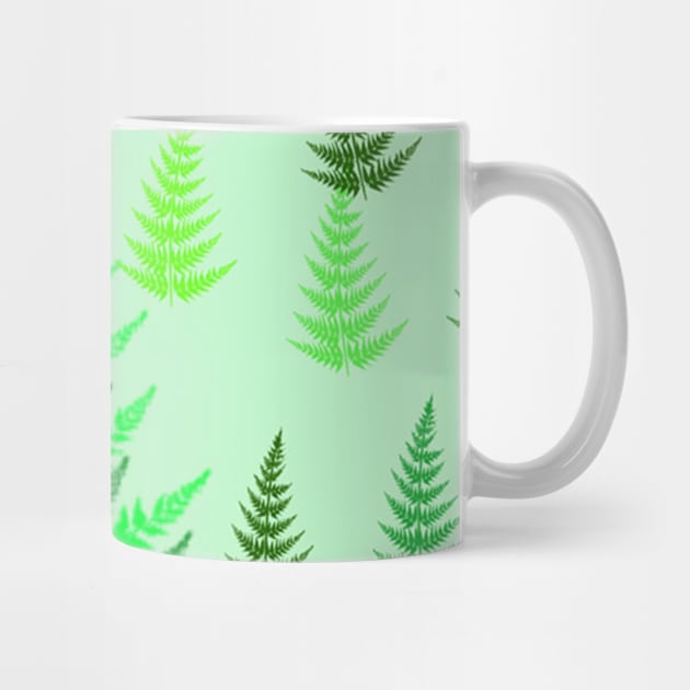 green leaf tree pattern background design by Artistic_st